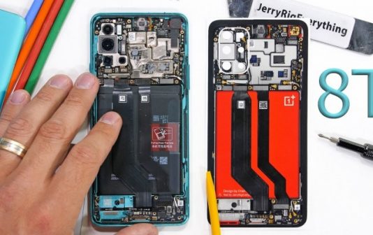 OnePlus 8T подвергся разборке: батарея с секретом и много термопасты