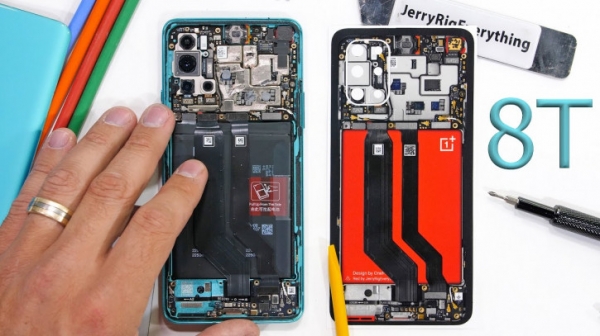 OnePlus 8T подвергся разборке: батарея с секретом и много термопасты