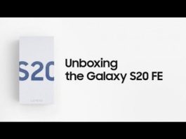 Официальная распаковка Samsung Galaxy S20 FE на видео