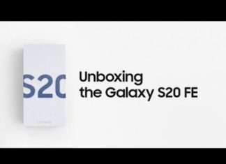 Официальная распаковка Samsung Galaxy S20 FE на видео