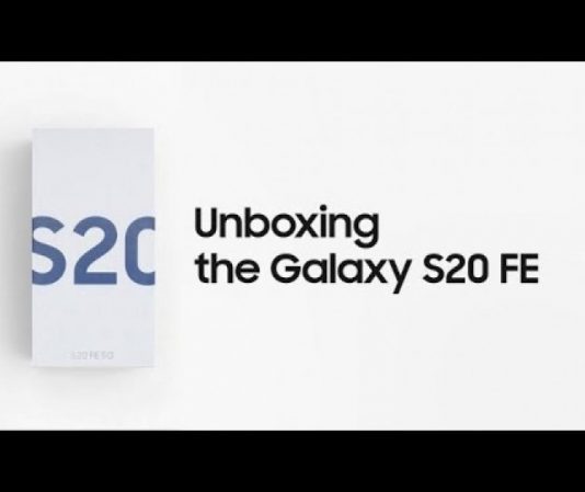 Официальная распаковка Samsung Galaxy S20 FE на видео