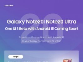 Samsung анонсировала One UI 3.0 Beta на Android 11 для Galaxy Note 20