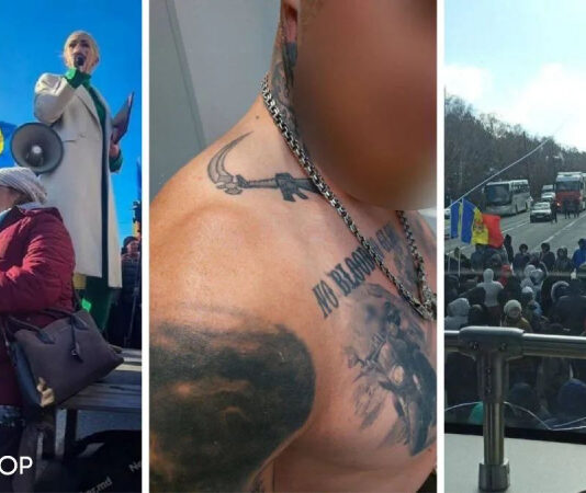 Драки на пророссийском митинге, задержание вагнеровца и эвакуация аэропорта. Что происходит сегодня в Молдове