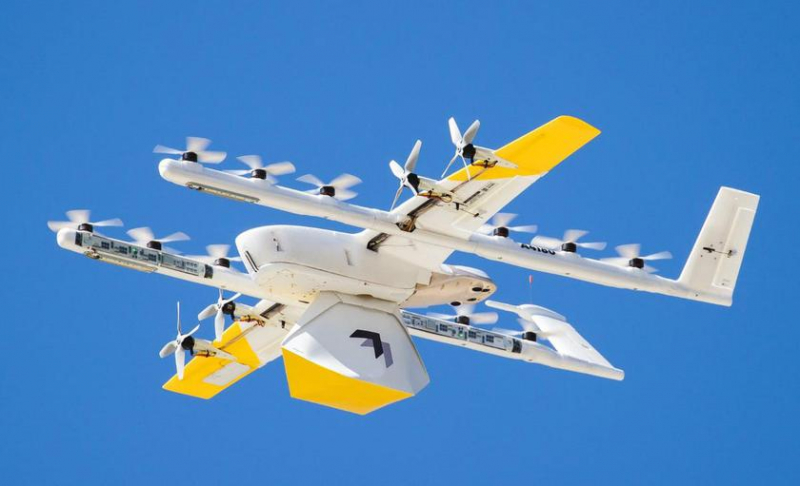 Крылатые дроны будут забирать товары прямо из магазинов для доставки покупателям