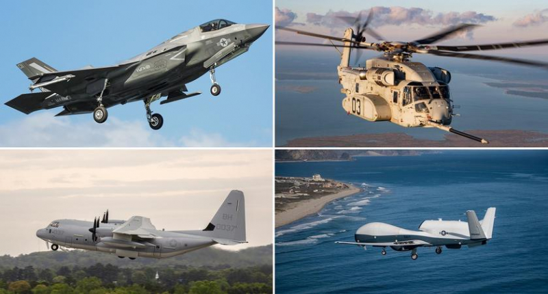 F-35 Lightning II, CH-53K King Stallion, MQ-4C Triton и MQ-9A Reaper — ВМС США просят 17,3 миллиарда долларов на покупку десятков истребителей, беспилотников и вертолетов