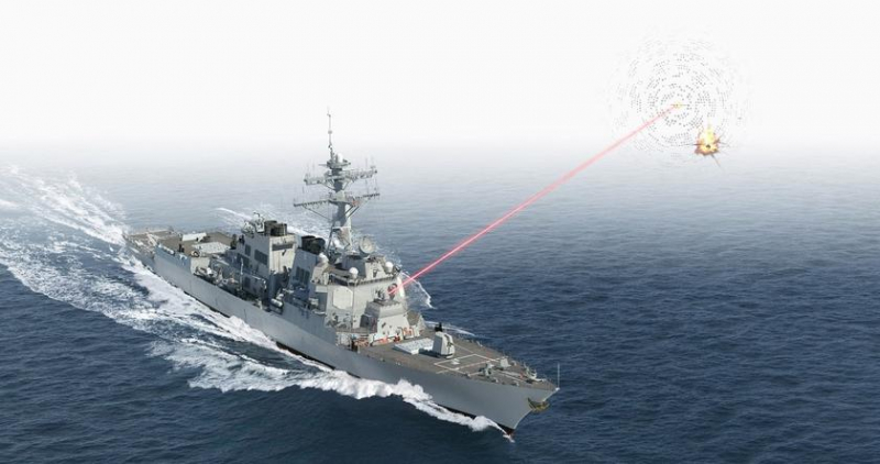 General Atomics, Leidos Dynetics и еще 5 компаний разработают лазерное оружие мощностью до 300 кВт для ВМС США