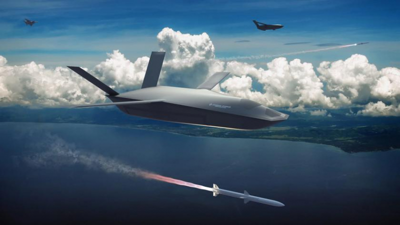 General Atomics разрабатывает дроны LongShot с ракетами для запуска с больших самолетов