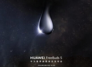 Huawei 23 марта представит TWS-наушники FreeBuds 5 с необычным дизайном