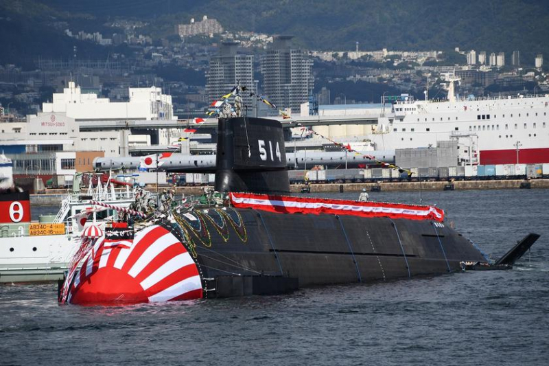 Япония получила первую в мире подводную лодку на литий-ионных батареях — она стоит 5,4 миллиарда долларов и может нести до 30 ракет