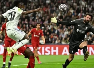 Лига чемпионов: Реал в ответном матче 1/8 финала победил Ливерпуль