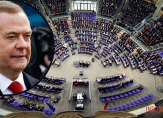 Медведев угрожает ракетным ударом по Бундестагу и офису Шольца