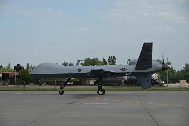 MQ-9 Reaper передал координаты целей истребителям F/A-18 Hornet и штурмовикам AV-8B Harrier с другого конца света