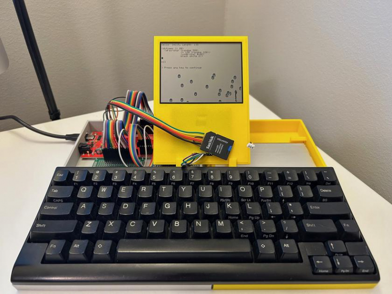 PotatoP — ноутбук, работающий от одного заряда батареи до 2 лет