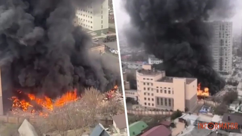 Пожар в здании ФСБ в Ростове — появилось видео взрыва и первые заявления россиян