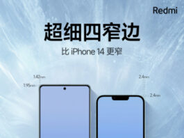 Redmi Note 12 Turbo: невероятно тонкие рамки вокруг 12-битного дисплея.