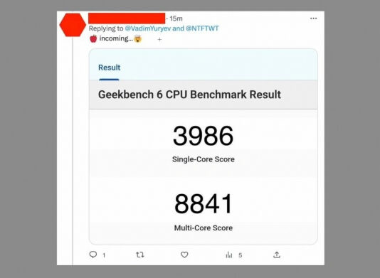 Результаты GeekBench A17 Bionic для Apple iPhone 15 Pro показывают впечатляющее обновление производительности