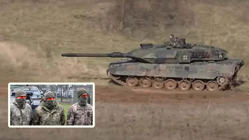 Танкисты вооруженных сил Украины ударными темпами осваивают Leopard 2 видео