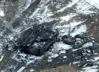 В СБУ показали видео, как спецназовцы дроном-камикадзе уничтожили танк россиян