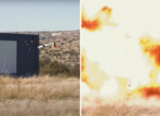 Anduril впервые показал в действии дрон-камикадзе ALTIUS-600M