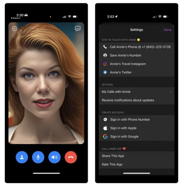 Позвоните Энни: было выпущено приложение для iPhone, которое позволяет вам разговаривать с ChatGPT с помощью видеозвонка