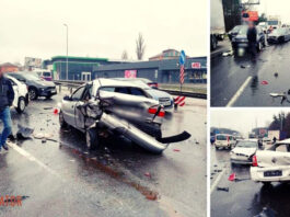 ДТП на Житомирской трассе под Киевом 3 апреля — столкнулись девять автомобилей и автобус, фото