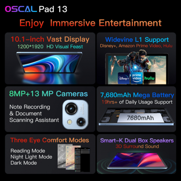 Глобальный анонс Oscal Pad 13: планшет доступен каждому.