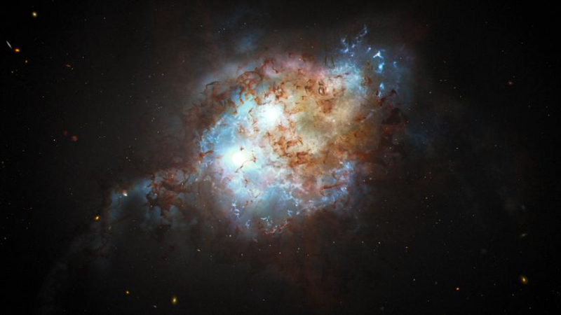 Хаббл подтверждает наличие первого двойного квазара на заре Вселенной