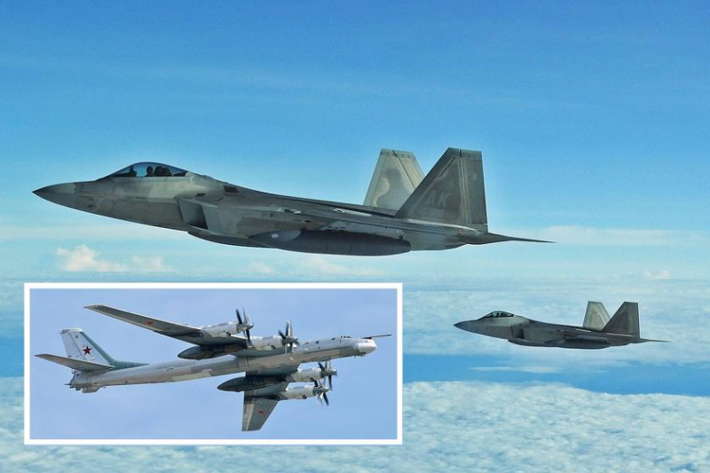 Истребители F-22 перехватили два российских атомных бомбардировщика Ту-95 у Аляски