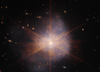 James Webb сфотографировал инфракрасную галактику Arp 220, которая в 1 трлн ярче Солнца