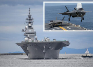 Япония строит авианосцы класса Izumo для американских истребителей пятого поколения F-35B Lightning II