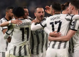 Ювентус в первом полуфинале Кубка Италии на последних секундах упустил победу над Интером