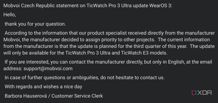 Когда TicWatch Pro 3 Ultra и TicWatch E3 получат обновление Wear OS 3