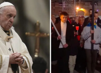 Крестный ход в Риме: Ватикан пытался примирить украинцев и россиян