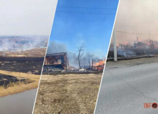 Масштабный пожар в российской Сосеве – огонь покрыл тысячи квадратных метров забрав 110 домов