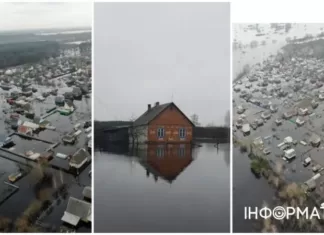 Потоп в Беларуси 10 апреля — под Гомелем прорвало дамбу, вода затопила дома по окну, видео, фото