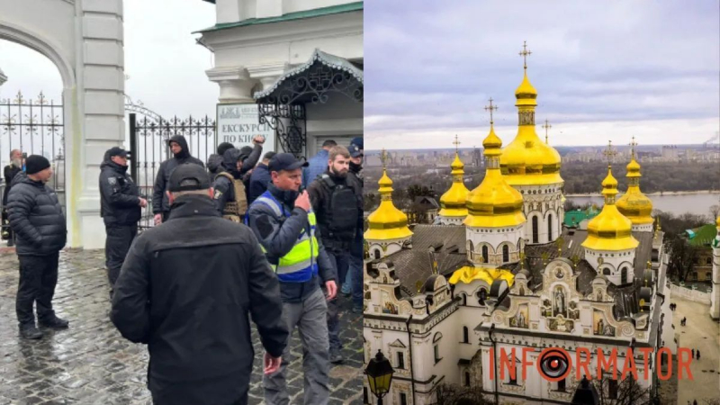 Сторонники УПЦ МП пытались помешать работе комиссии Минкульта в Киево-Печерской Лавре: видео