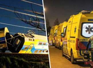 В Нидерландах пассажирский поезд сошел с рельсов, есть погибший и десятки пострадавших