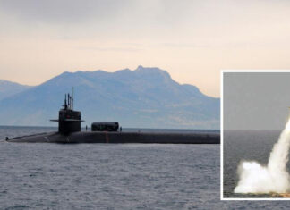 ВМС США отправили на Ближний Восток атомную субмарину USS Florida, которая может нести 154 крылатые ракеты Tomahawk