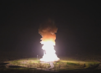 ВВС США показали редкое видео запуска межконтинентальной баллистической ракеты Minuteman III