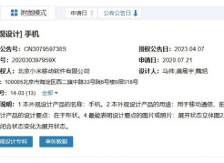 Xiaomi получила патент на уникальную технологию складного телефона