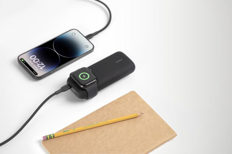 Belkin запускает PowerBank BoostCharge Pro с беспроводной зарядкой для Apple Watch и AirPods Pro за 100 долларов