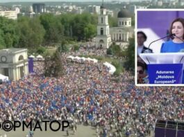 Безкрайнее море: в Молдове десятки тысяч человек вышли на акцию поддержки проевропейского правительства