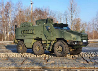 Чехия получила первую партию бронированных автомобилей TITUS на шасси Tatra 6×6