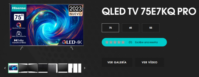 Hisense выпускает игровые телевизоры QLED 4K UHD с диагональю экрана 55–75 дюймов, частотой обновления 144 Гц и интерфейсом HDMI 2.1