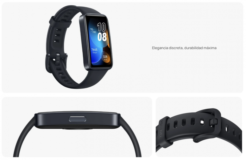 Huawei Band 8 с AMOLED-экраном, датчиком SpO2 и автономностью до 14 дней вышел за пределами Китая