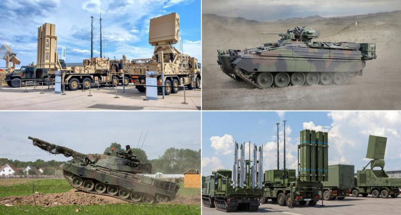 Канцлер Германии подтвердила передачу Украине ЗРК IRIS-T SLM, танков Leopard, боевых машин Marder и другой техники на сумму $2,95 млрд