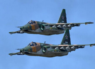 Национальная гвардия Украины сбила два российских штурмовика Су-25