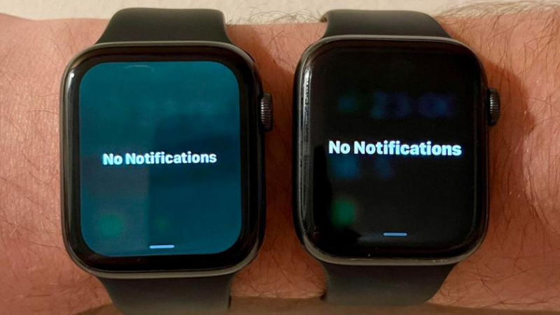 Некоторые Apple Watch стали зелеными после обновления до watchOS 9.5