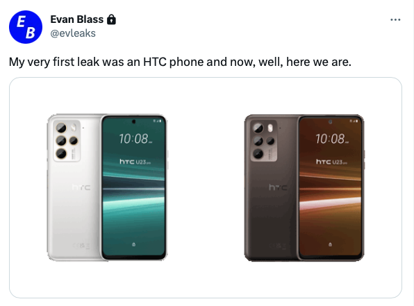 Неожиданное возрождение HTC с U23 Pro