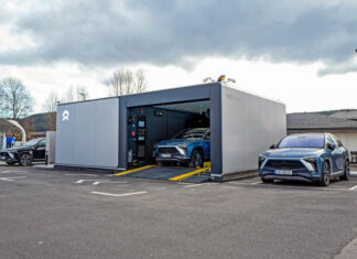 NIO и Shell запустили в Европе первую станцию для замены аккумуляторов в электромобилях